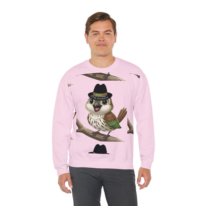 Unisex Heavy Blend Crewneck Sweatshirt Cigüita the Palmchat