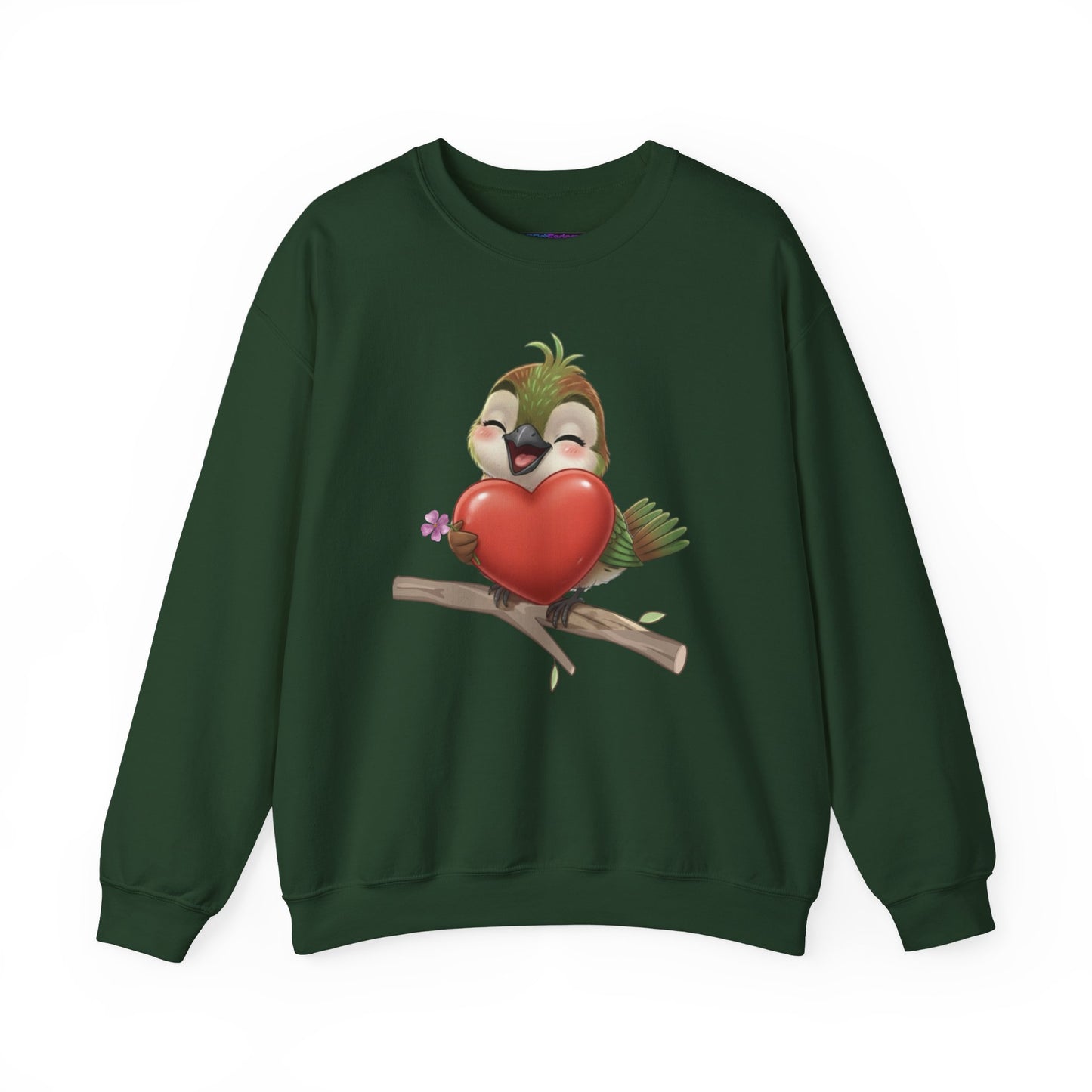 Unisex Heavy Blend Crewneck Sweatshirt Ciguita Hugging a Heart
