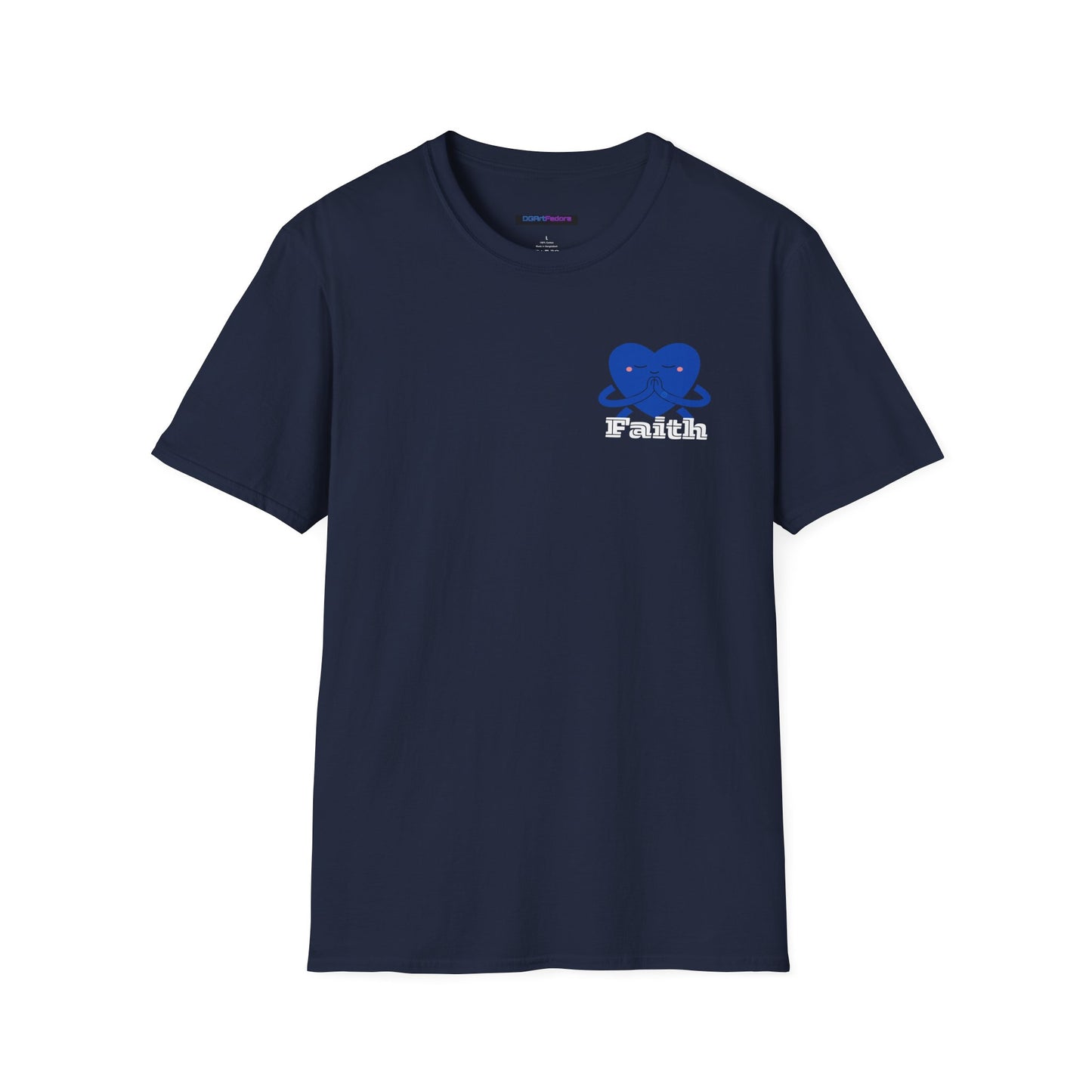Unisex Softstyle T-Shirt - Heart, Prayer, Faith