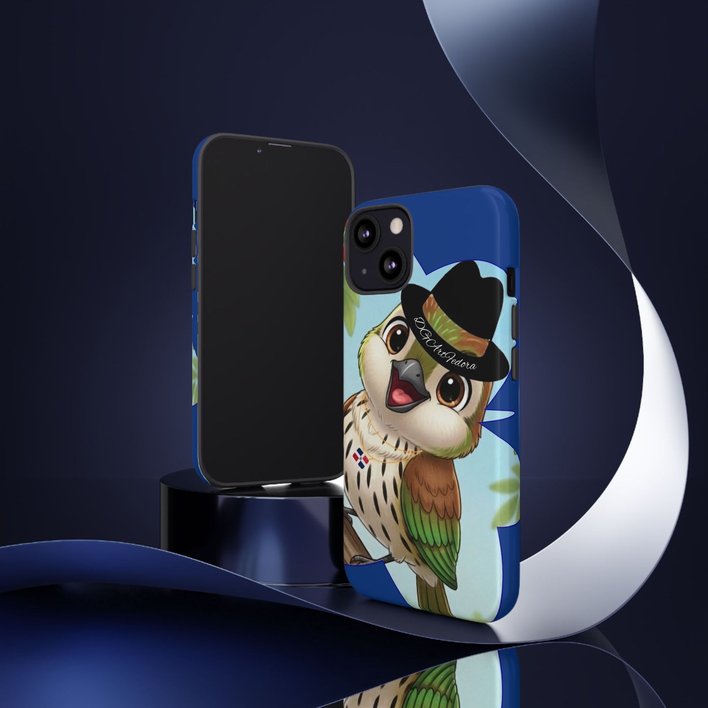 Tough Phone Case -  - Matte & Glossy Options - Cigüita Design Blue