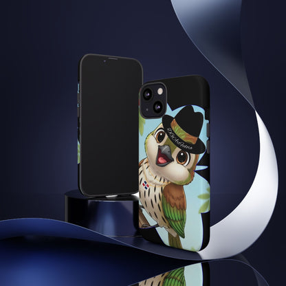 Tough Phone Case  Black- Matte & Glossy Options - Cigüita Design