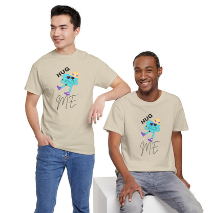 Unisex Heavy Cotton Tee HUG ME GIRL