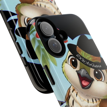 Tough Phone Case  Black- Matte & Glossy Options - Cigüita Design