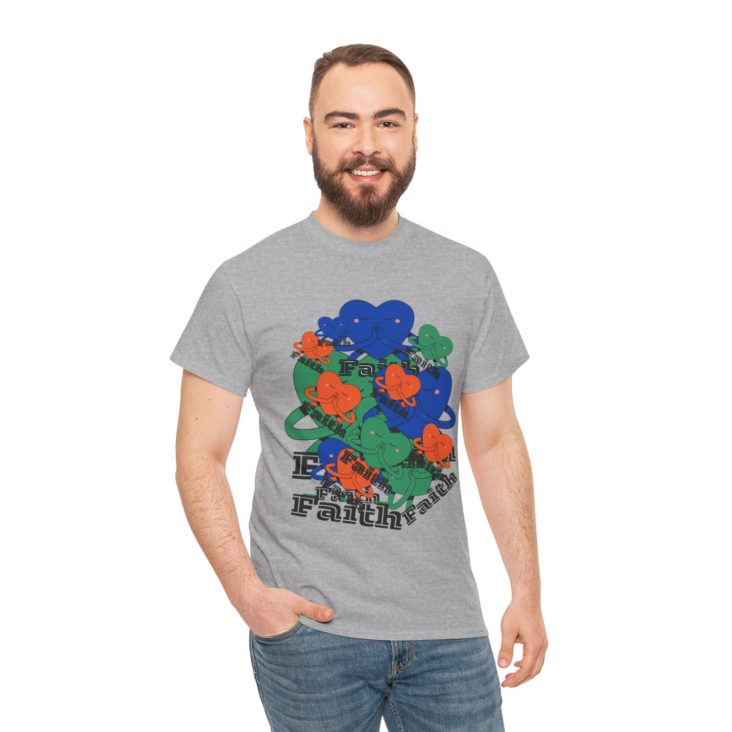 Unisex Heavy Cotton Tee - United in Faith