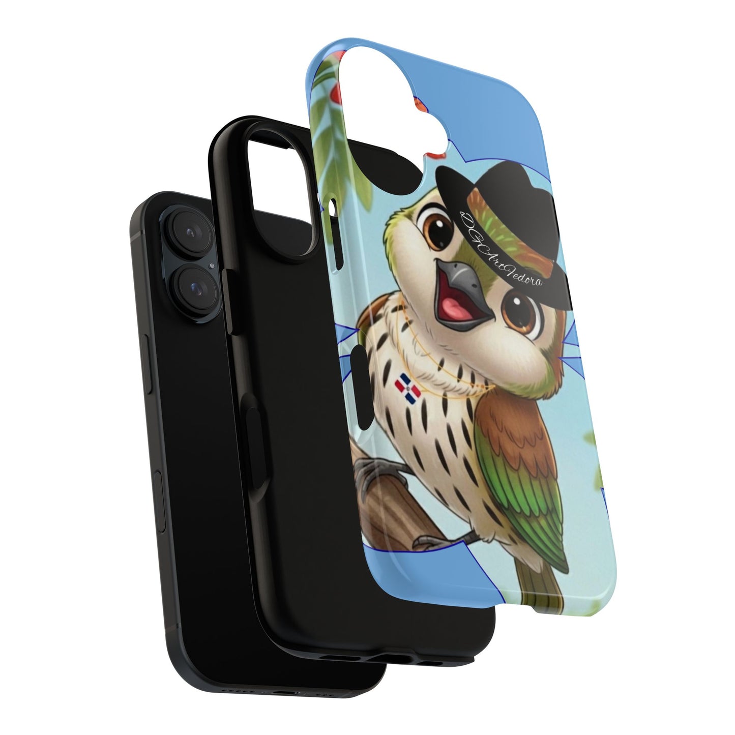 Tough Cases Light Blue Cigüita Design