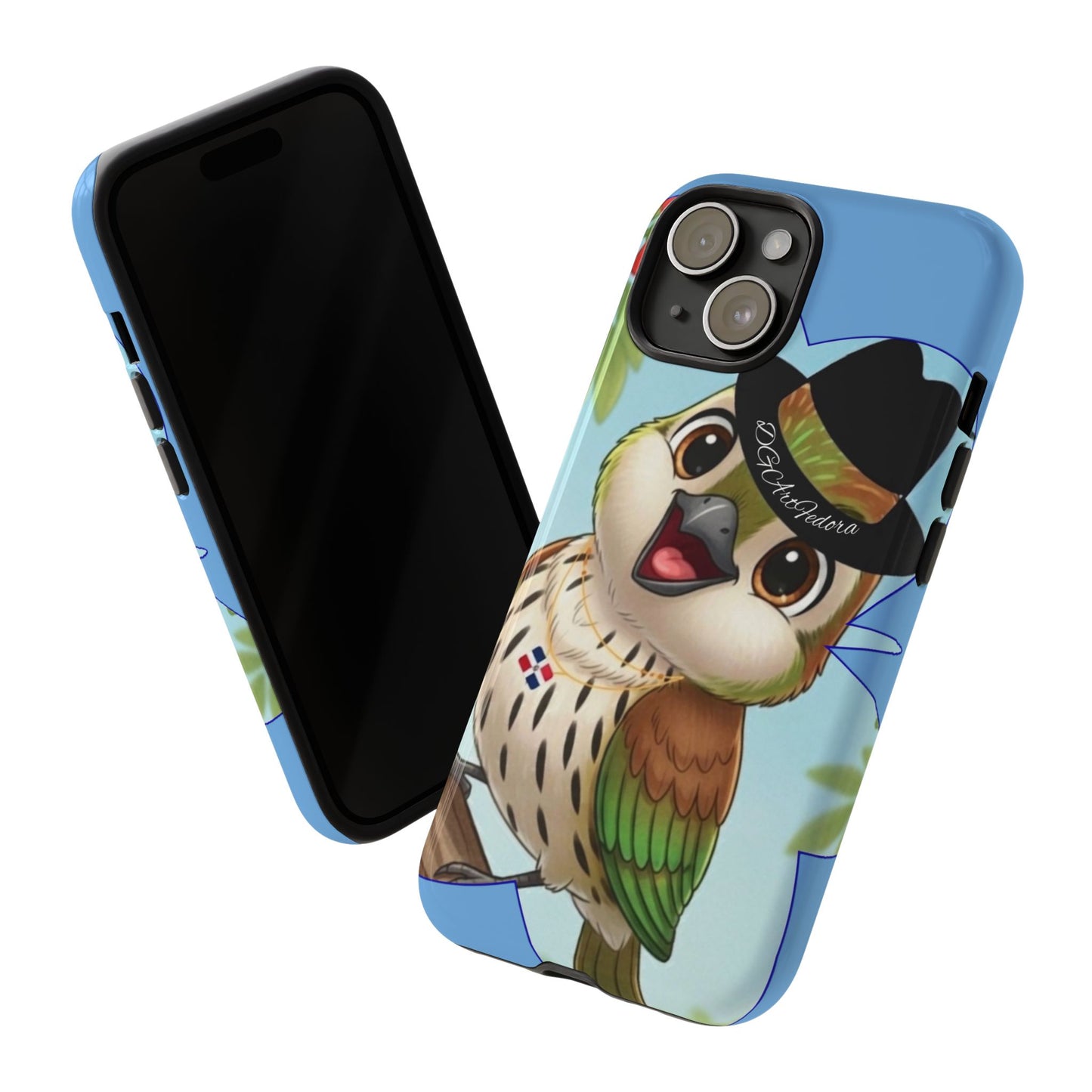 Tough Cases Light Blue Cigüita Design