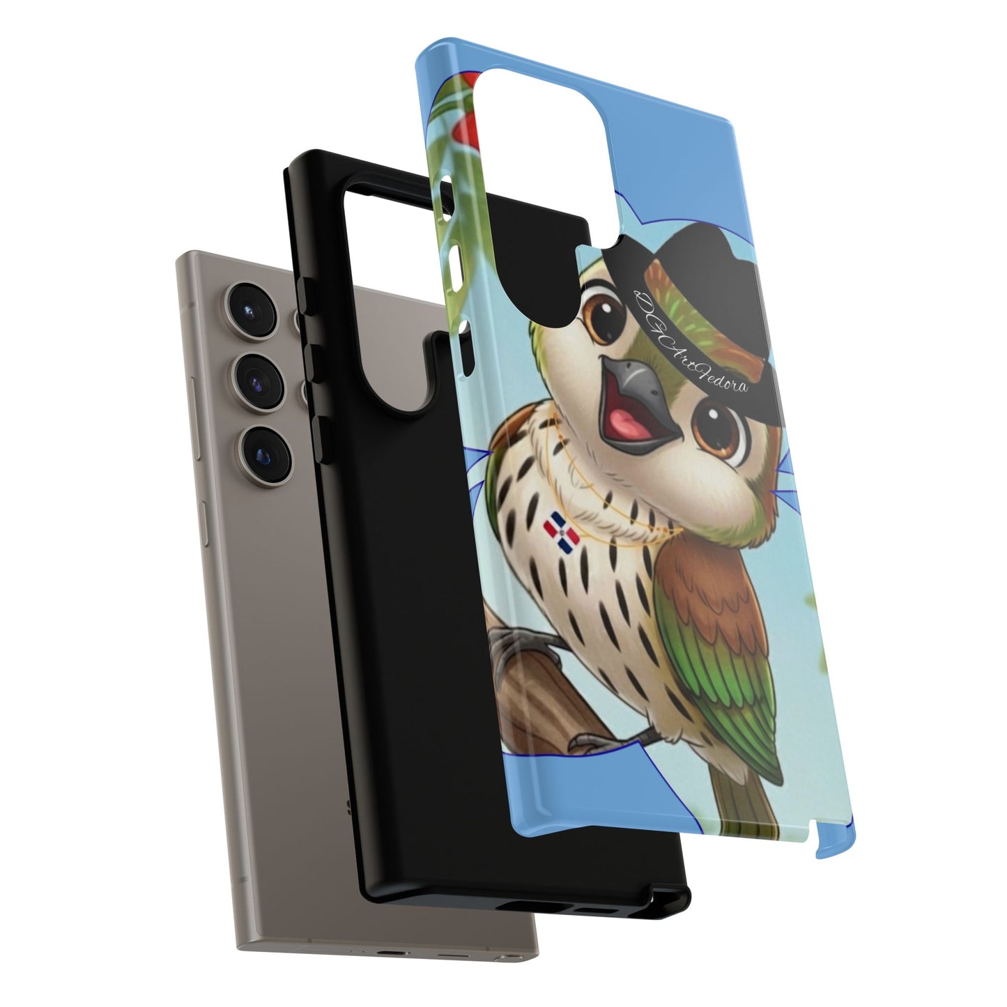 Tough Cases Light Blue Cigüita Design