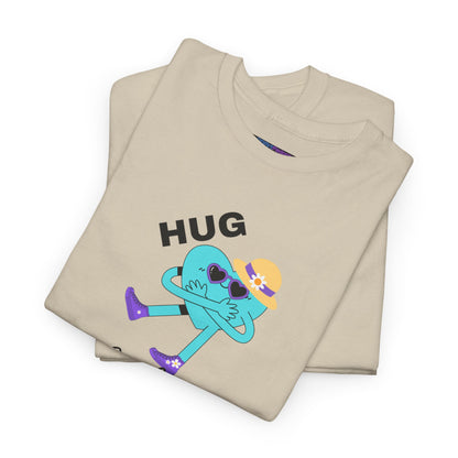 Unisex Heavy Cotton Tee HUG ME GIRL