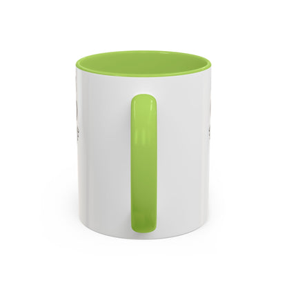 Accent Coffee Mug - Doves with Flower & Peace