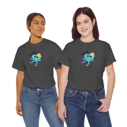 Unisex Heavy Cotton Tee HUG ME GIRL