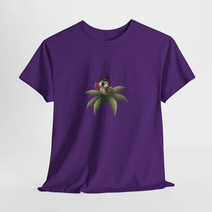 Unisex Heavy Cotton Tee Ciguita Tropical Sunrise