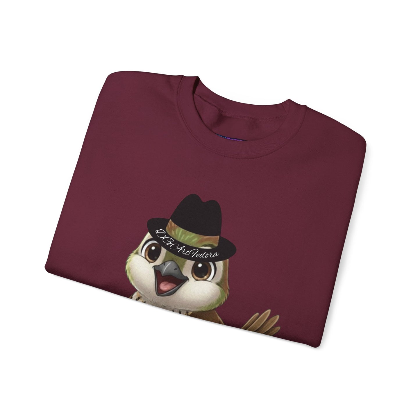 Unisex Heavy Blend Crewneck Sweatshirt Cigüita the Palmchat