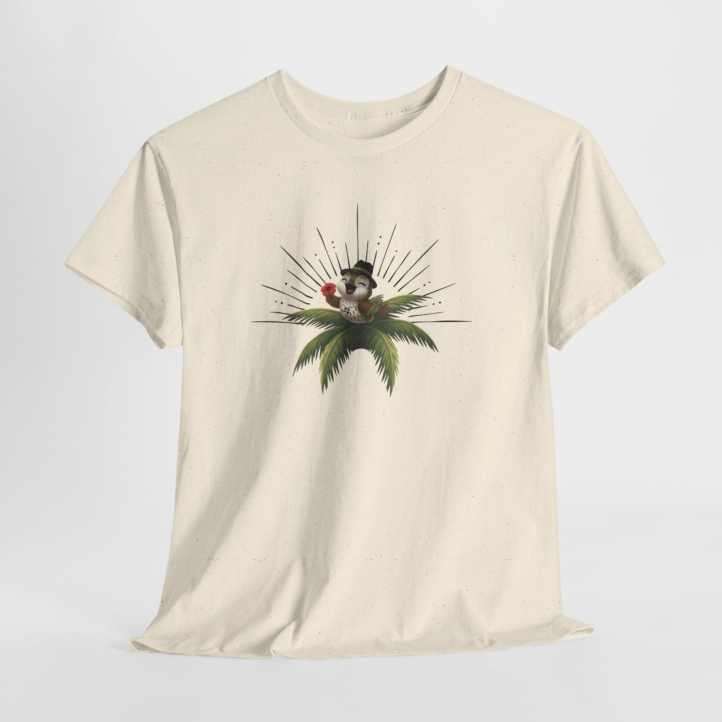 Unisex Heavy Cotton Tee Ciguita Tropical Sunrise