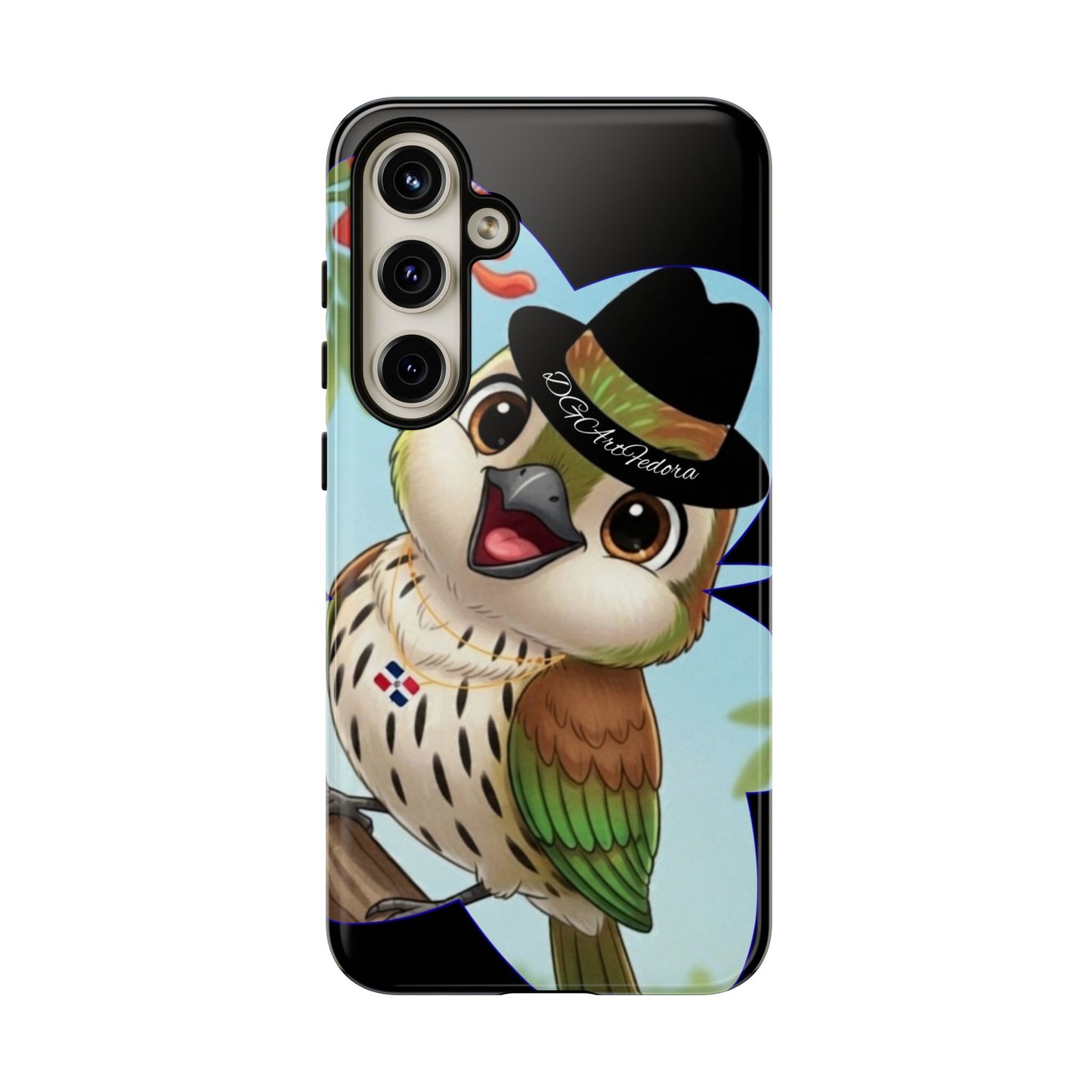 Tough Phone Case  Black- Matte & Glossy Options - Cigüita Design