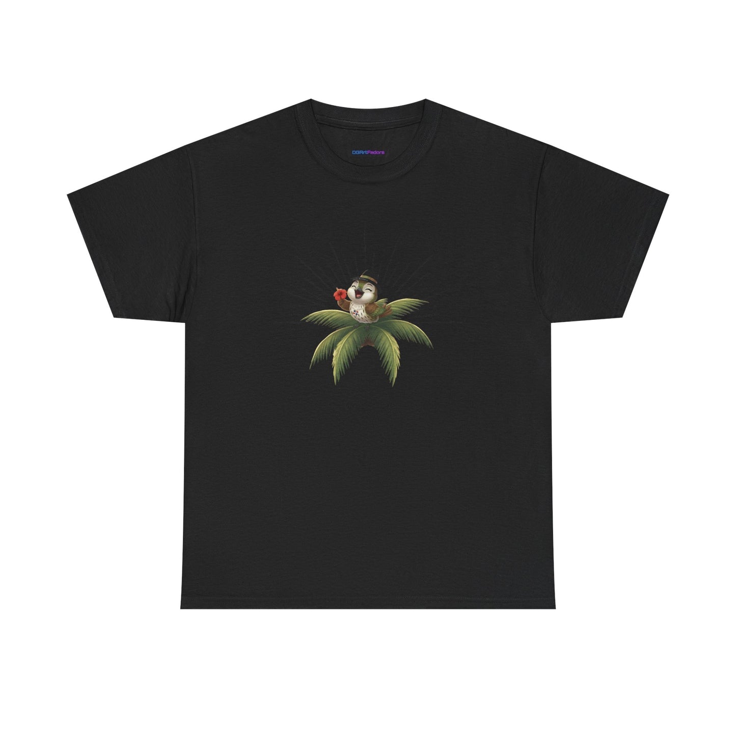 Unisex Heavy Cotton Tee Ciguita Tropical Sunrise
