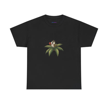 Unisex Heavy Cotton Tee Ciguita Tropical Sunrise