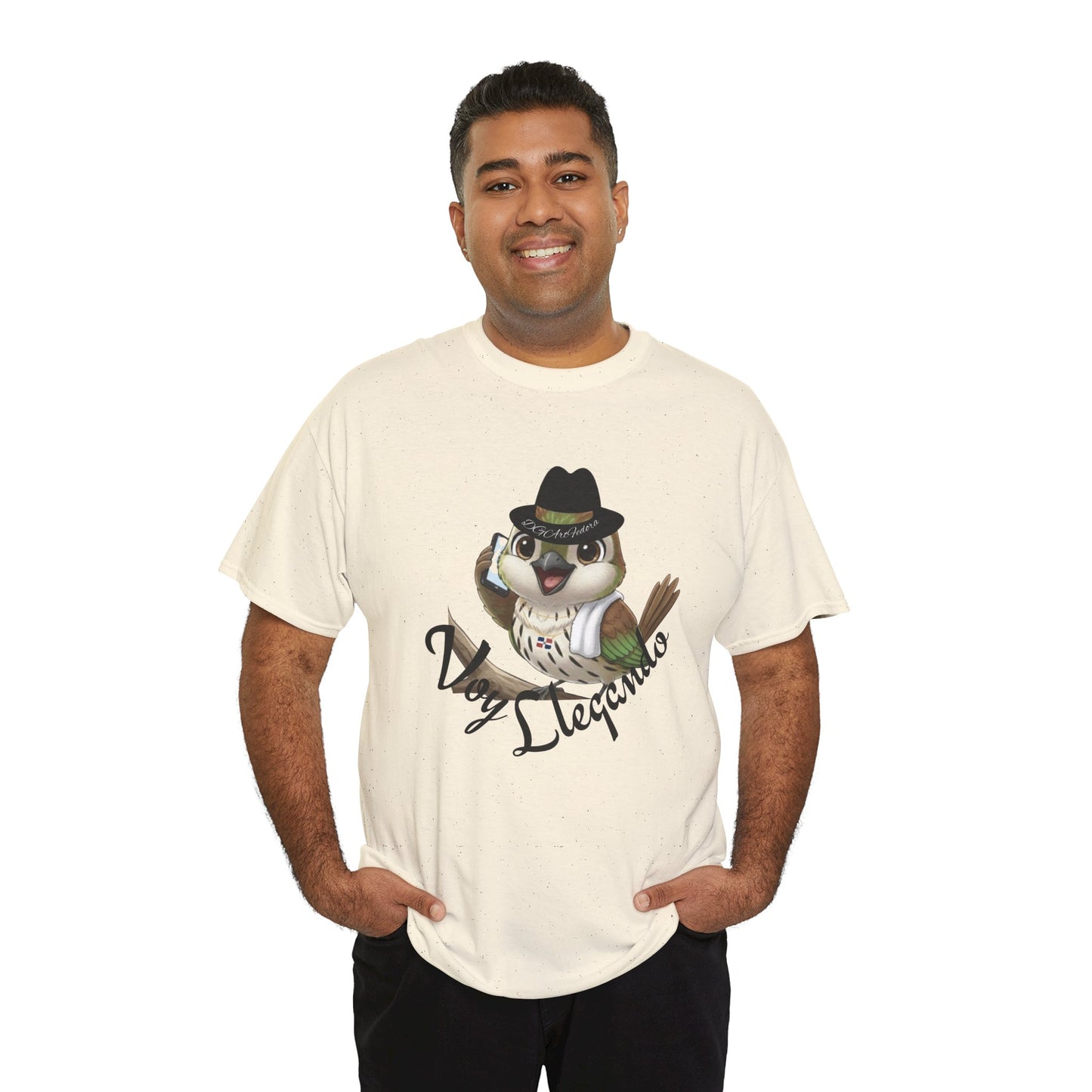Unisex Heavy Cotton Tee - Voy Llegando