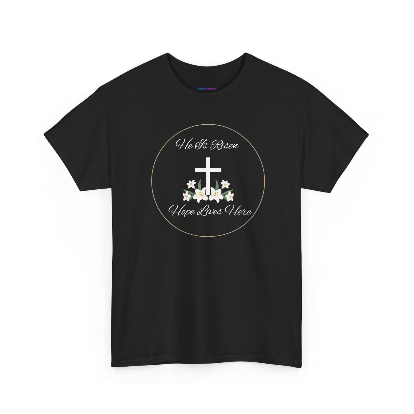 Unisex Heavy Cotton – He is Risen, Hope Lives Here