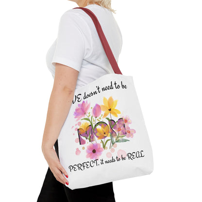Love Is Real Inspirational Carryall Tote Bag