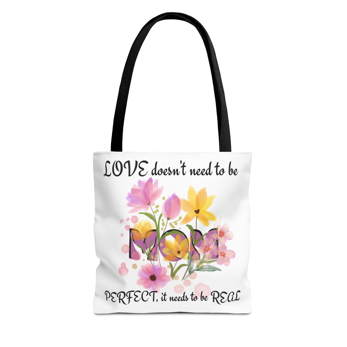 Love Is Real Inspirational Carryall Tote Bag