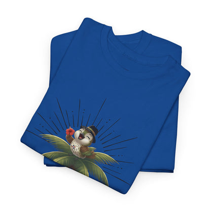 Unisex Heavy Cotton Tee Ciguita Tropical Sunrise