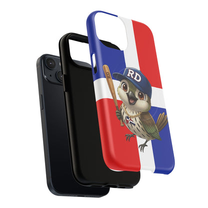 Dominican flag with Cigüa ready for baseball Tough Magnetic Iphone Cases