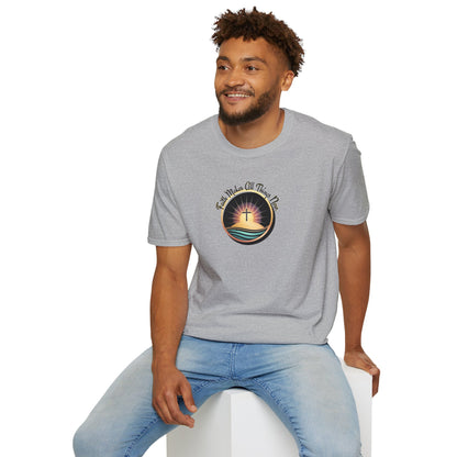 Unisex Softstyle T-Shirt - Shining Cross, Faith Makes All Things New