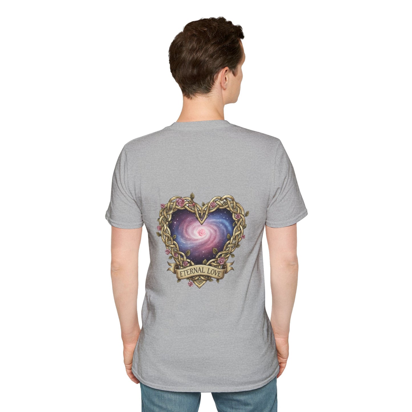 Unisex Softstyle T-Shirt infinity heart alante y atras