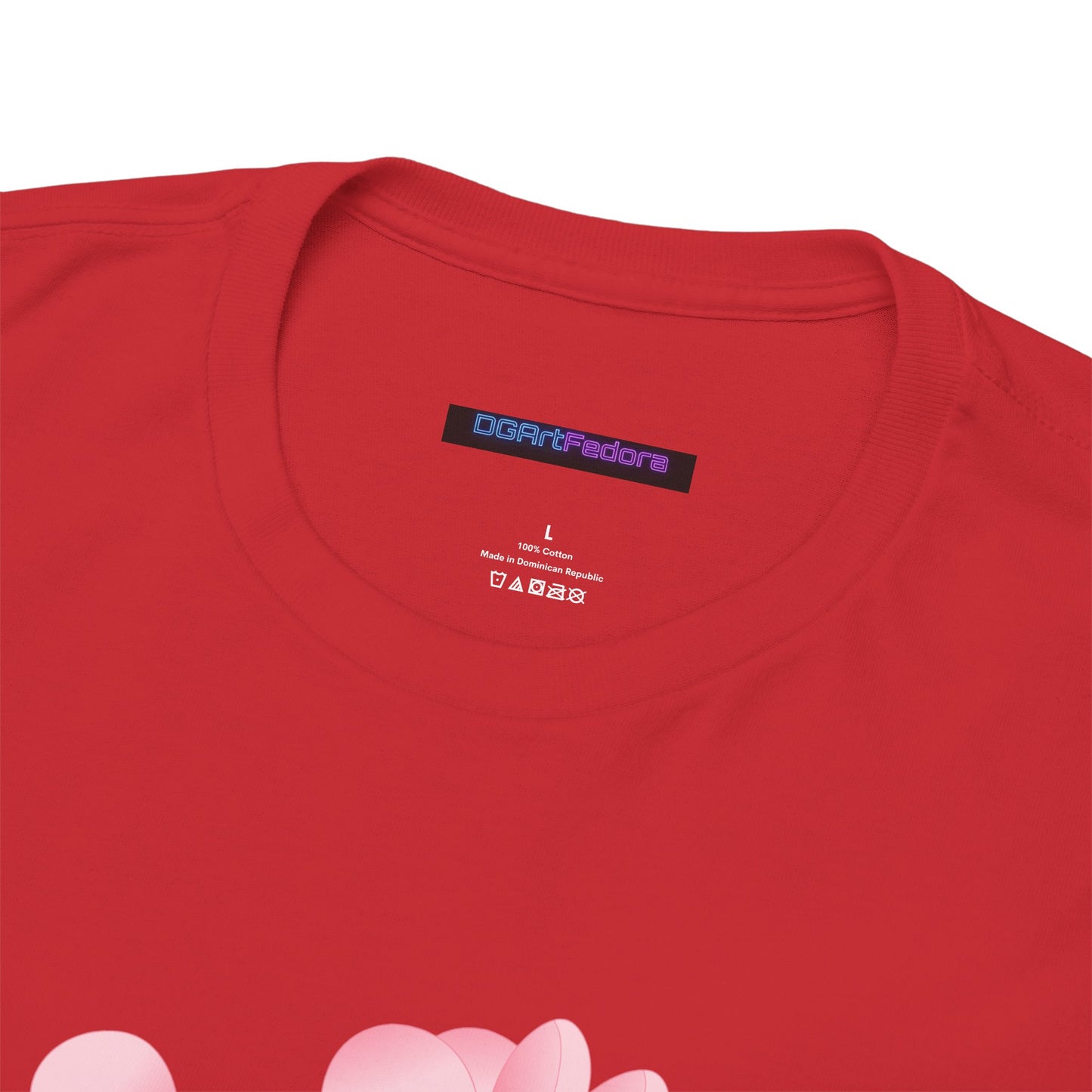 Stylish Mom Lettering with Pink Flowers - Heavy Cotton Tee