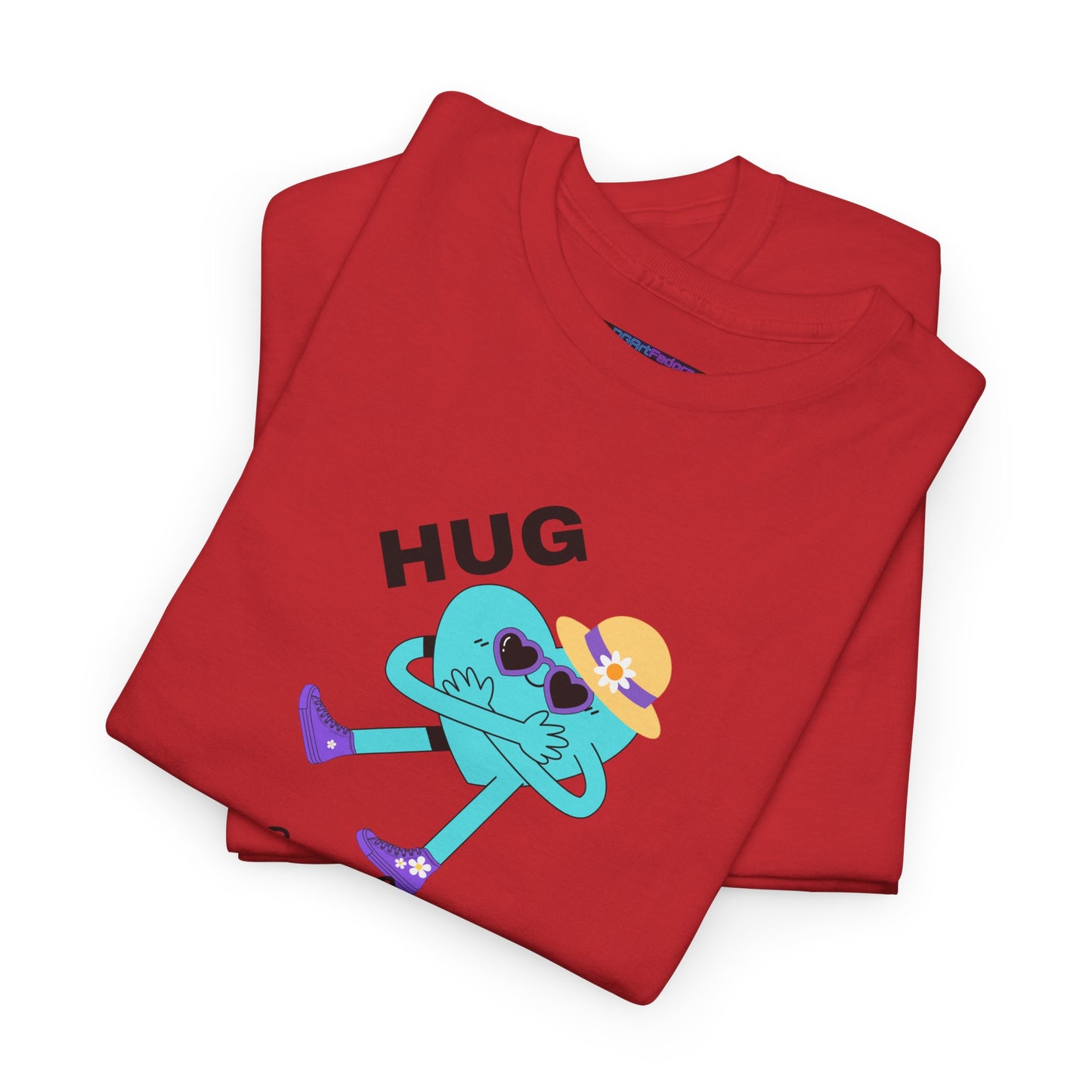 Unisex Heavy Cotton Tee HUG ME GIRL