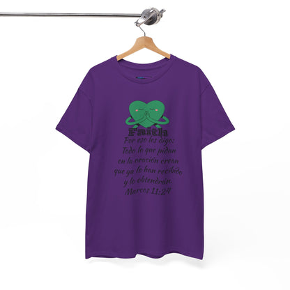 Unisex Heavy Cotton Tee - Fe Marcos 11:24