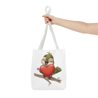 Tote Bag (AOP) - Ciguita Hugging Heart