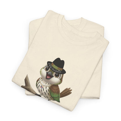 Unisex Heavy Cotton Tee Ciguita Chillin' on a Branch