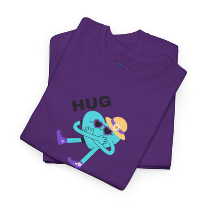 Unisex Heavy Cotton Tee HUG ME GIRL