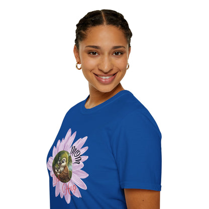 Cigüita Mother’s Embrace Flower Design - Softstyle T-Shirt