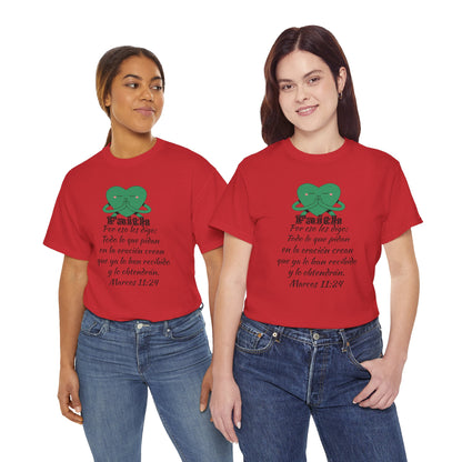 Unisex Heavy Cotton Tee - Fe Marcos 11:24