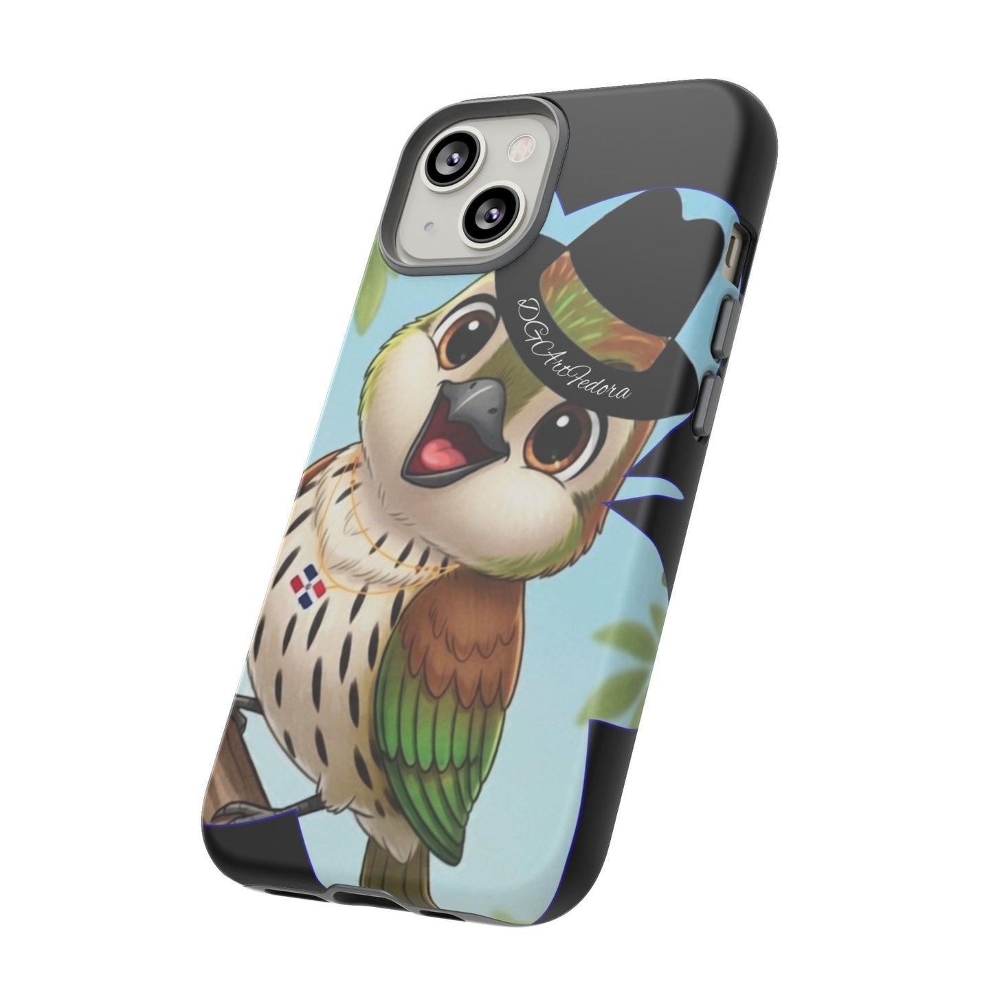 Tough Phone Case  Black- Matte & Glossy Options - Cigüita Design