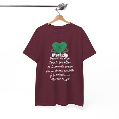 Unisex Heavy Cotton Tee - Fe Marcos 11:24