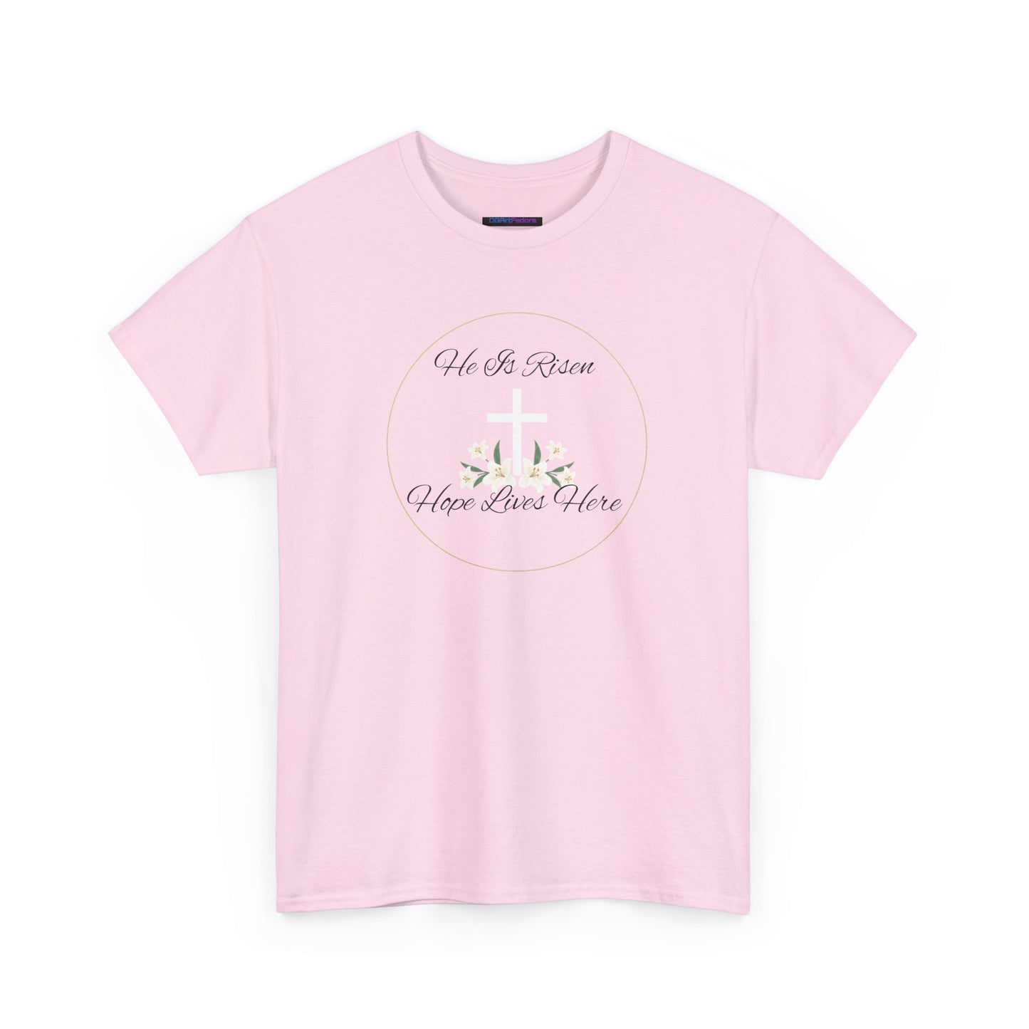 Unisex Heavy Cotton – He is Risen, Hope Lives Here