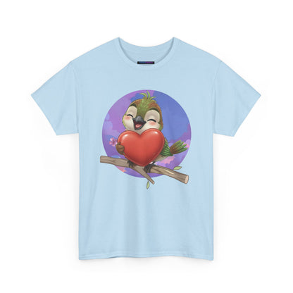 Unisex Heavy Cotton Tee Ciguita Hug your Heart