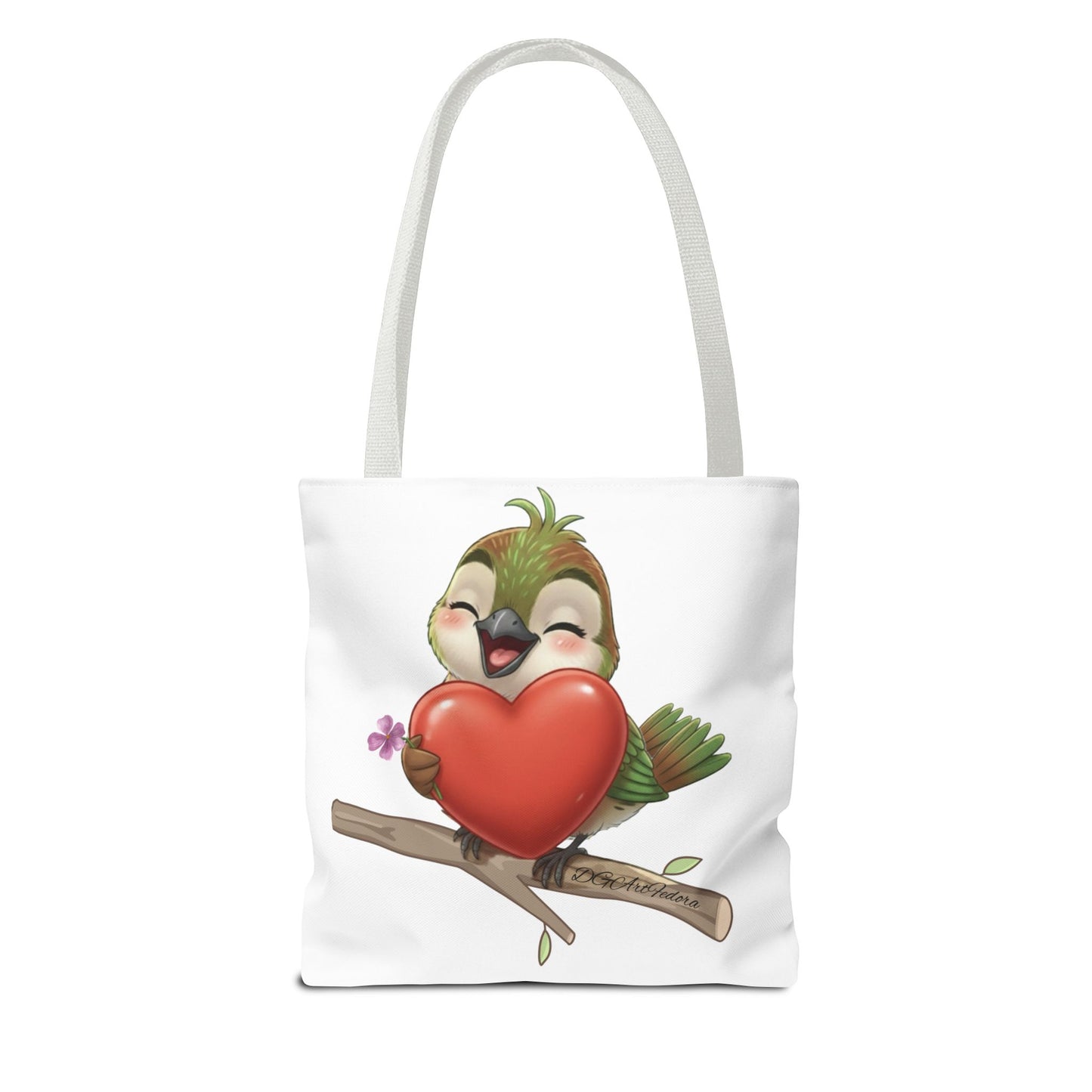 Tote Bag (AOP) - Ciguita Hugging Heart
