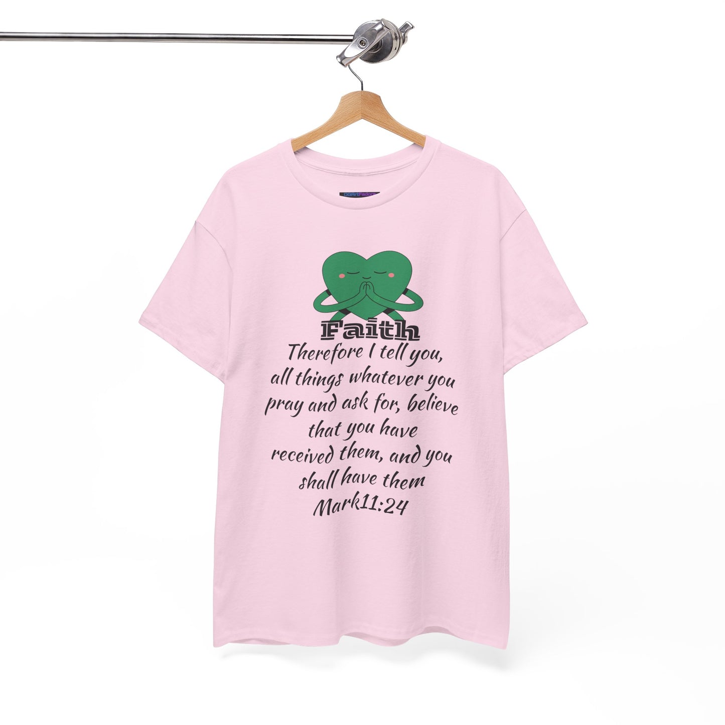Unisex Heavy Cotton Tee - Faith Mark 11:24