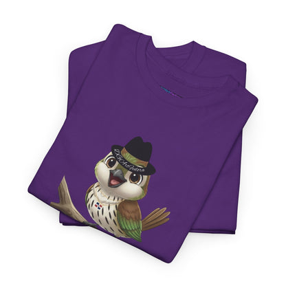 Unisex Heavy Cotton Tee Ciguita Chillin' on a Branch