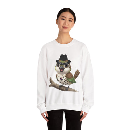 Unisex Heavy Blend Crewneck Sweatshirt Cigüita the Palmchat
