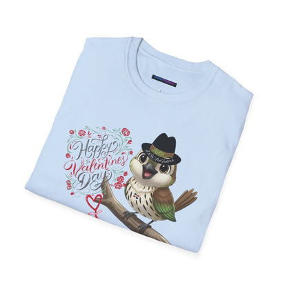 Unisex Softstyle T-Shirt Happy Valentine’s Day with Cigüita