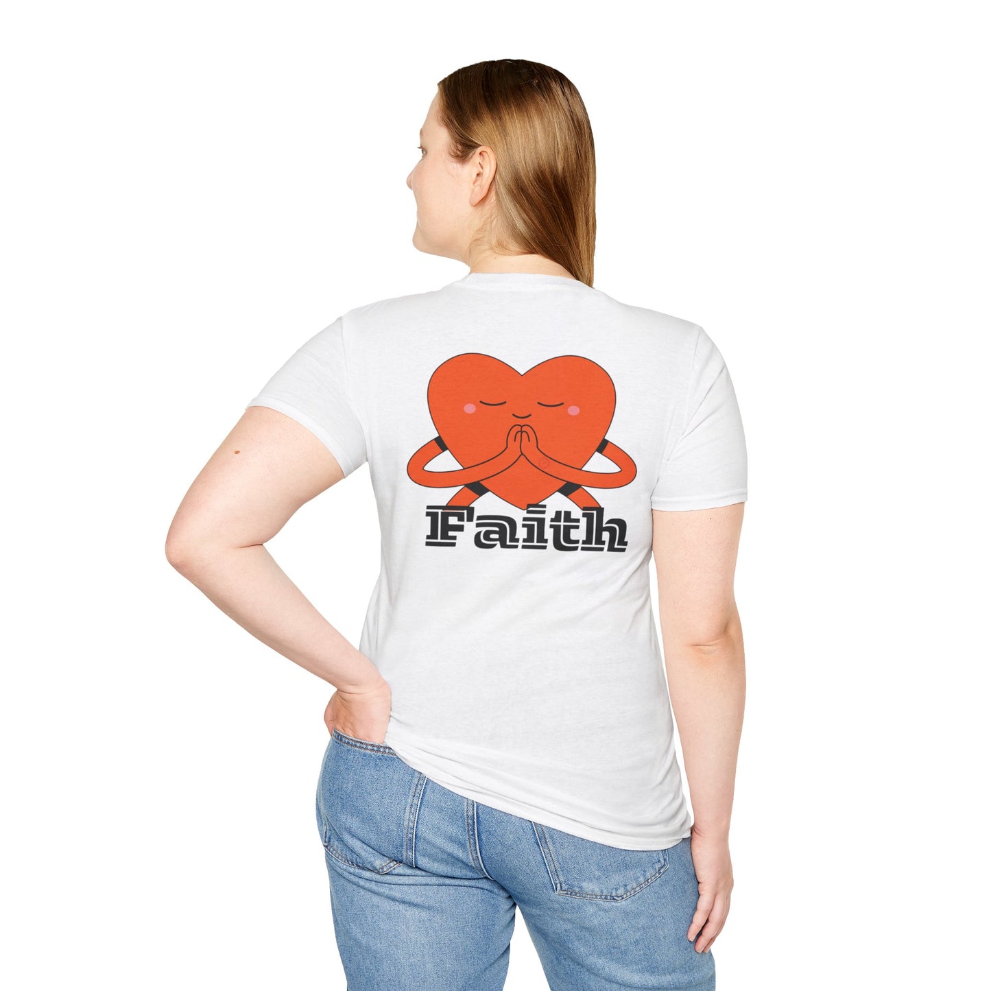 Unisex Softstyle T-Shirt - Faith, Love, Prayer