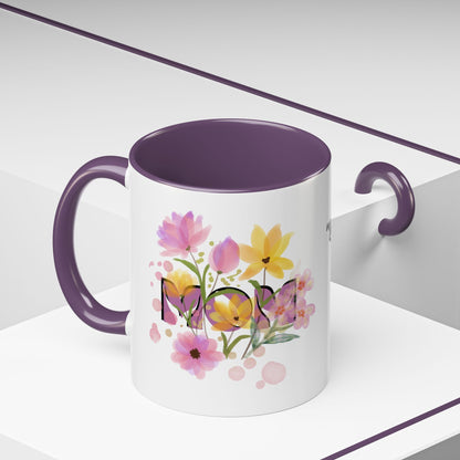 Mother’s Day Inspirational Love Quote - Floral Mom Mug