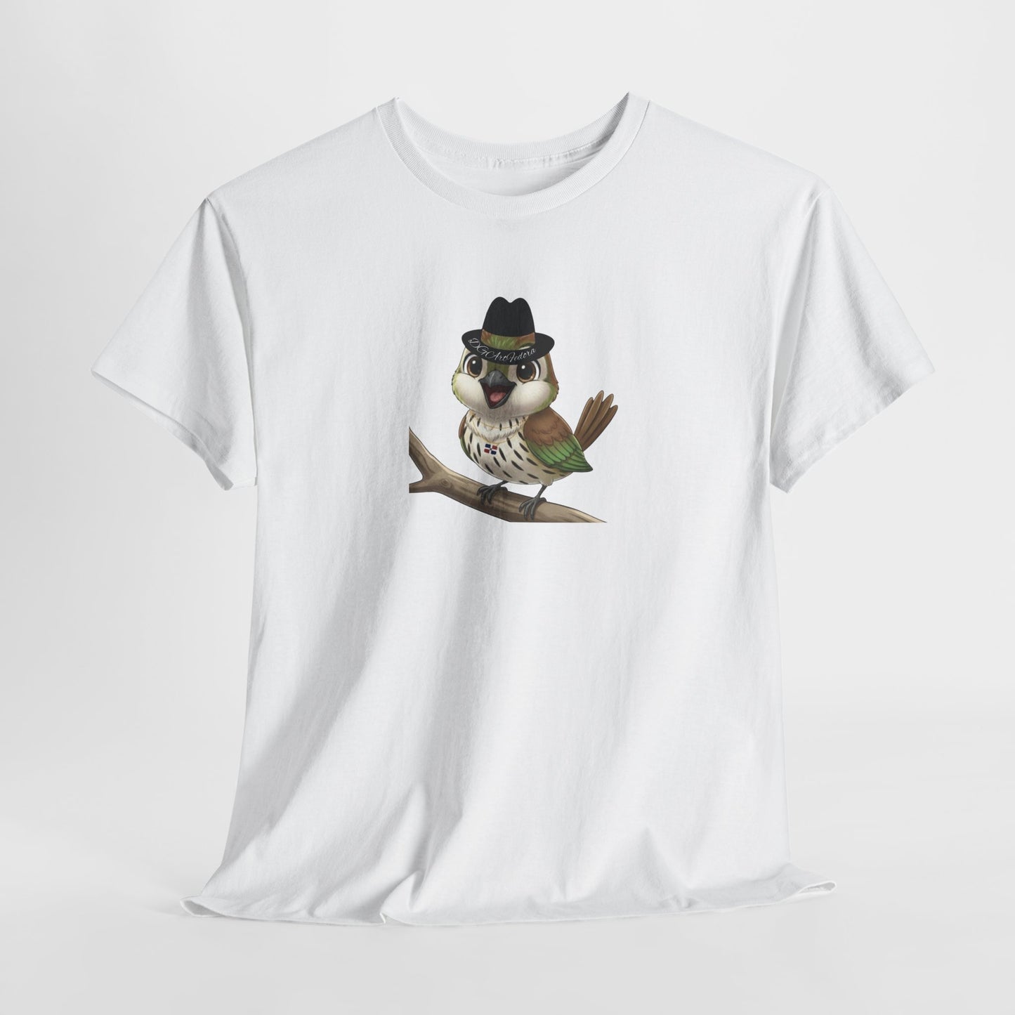 Unisex Heavy Cotton Tee Ciguita Chillin' on a Branch