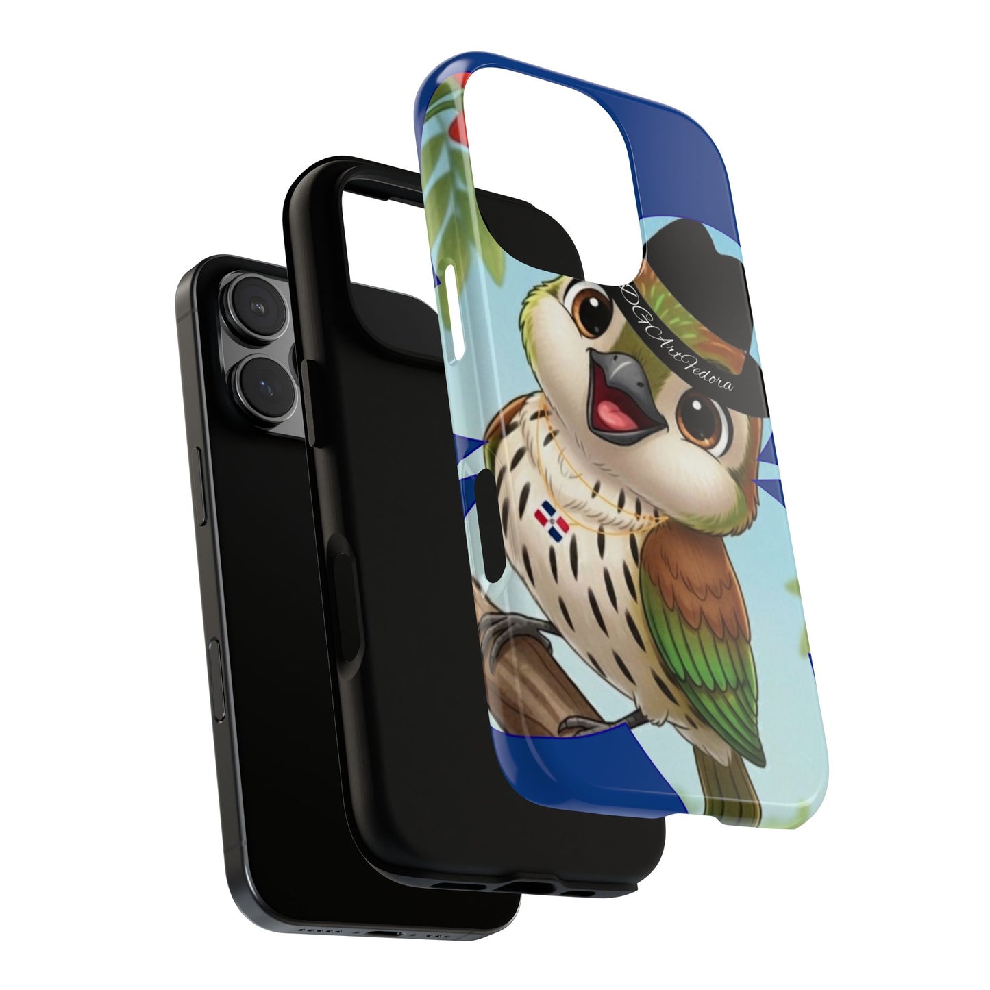 Tough Phone Case -  - Matte & Glossy Options - Cigüita Design Blue