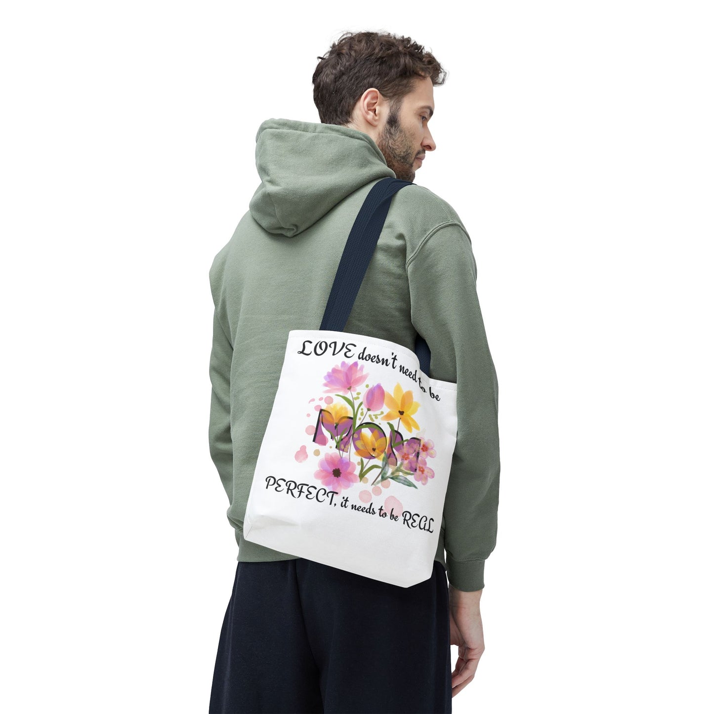 Love Is Real Inspirational Carryall Tote Bag